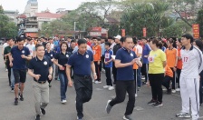 Quận Lê Chân: Tổ chức Ngày chạy vì thành phố Hải Phòng xanh, văn minh và thân thiện vào ngày 22/3