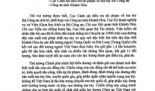 Thư khen của Thủ tướng Chính phủ gửi Cục Cảnh sát ĐTTP về ma túy Bộ Công an, Công an tỉnh Khánh Hòa lập công xuất sắc trong đấu tranh triệt phá Chuyên án 199Đ