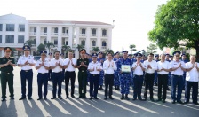 Lãnh đạo thành phố Hải Phòng thăm, động viên khối diễu binh, diễu hành Cảnh sát biển Việt Nam