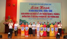 Quận Dương Kinh: Sôi nổi Liên hoan Ca múa nhạc Công - Nông - Binh năm 2025
