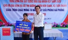 Khánh thành nhà “Đại đoàn kết” tại xã Tiên Thanh (huyện Tiên Lãng)
