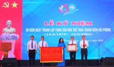 Cung Văn hóa – Thể thao Thanh niên Hải Phòng đón nhận bằng khen của Thủ tướng Chính phủ