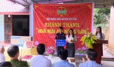 Khánh thành nhà “Mái ấm nông dân” tặng hội viên nông dân có hoàn cảnh khó khăn tại huyện Cát Hải