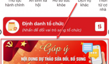 Hướng dẫn góp ý sửa đổi Hiến pháp năm 2013 trên ứng dụng VNeID