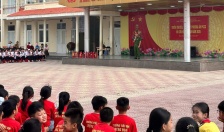 Tổ chức tuyên truyền kiến thức, kỹ năng PCCC, CNCH và thực tập phương án chữa cháy, CNCH tại Trường Tiểu học Hưng Đạo