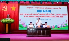 Hội nghị đối thoại giữa người đứng đầu cấp uỷ, chính quyền với nhân dân quận Ngô Quyền năm 2025