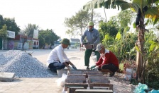 Đẩy nhanh tiến độ các công trình nông thôn mới kiểu mẫu