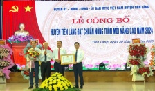 Lễ công bố huyện Tiên Lãng đạt chuẩn Nông thôn mới nâng cao năm 2024