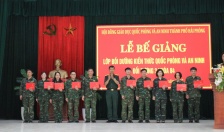     Hội đồng Giáo dục quốc phòng và an ninh thành phố Hải Phòng: Bế mạc lớp bồi dưỡng kiến thức QPAN đối tượng 3, khoá 84