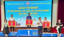 CLB Kiện tướng Hoa phượng đỏ giành giải Nhất toàn đoàn Giải Vô địch Cờ vua nhanh các Câu lạc bộ Hải Phòng lần thứ I năm 2025