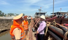 Phòng Cảnh sát giao thông:  Ra quân triển khai tổng kiểm soát phương tiện có gắn thiết bị bơm hút cát, sỏi và phương tiện vận chuyển cát, sỏi