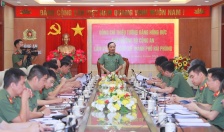 Thiếu tướng Đặng Hồng Đức, Thứ trưởng Bộ Công an làm việc với lãnh đạo CATP Hải Phòng và lãnh đạo Công an tỉnh Hải Dương