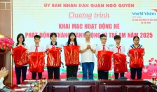 Quận Ngô Quyền khai mạc hè và phát động tháng hành động vì trẻ em năm 2025