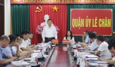 Quận Lê Chân tập trung triển khai công tác sắp xếp, tinh gọn tổ chức bộ máy