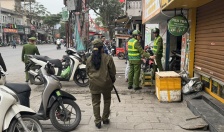 Công an phường Vạn Mỹ tập trung đảm bảo TTATGT, trật tự công cộng, trật tự đường hè