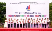 Khai mạc triển lãm Cuộc thi vẽ tranh thiếu nhi hè 2025