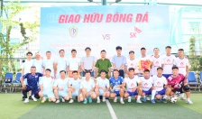 Sôi nổi giao hữu bóng đá giữa Phòng Cảnh sát PCCC và CNCH và Tập đoàn SK