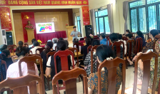 Tập huấn mô hình “Cánh đồng công nghệ trong sản xuất lúa giảm phát thải khí nhà kính, gắn với tăng trưởng xanh”