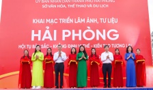 Khai mạc triển lãm ảnh với chủ đề “Hải Phòng – Hội tụ bản sắc, khẳng định vị thế, kiến tạo tương lai”. 
