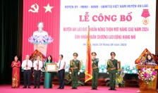 Lễ công bố huyện An Lão đạt chuẩn Nông thôn mới nâng cao năm 2024 và đón nhận Huân chương Lao động hạng Nhì