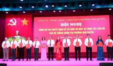 Phường Ngô Quyền công bố các quyết định về công tác tổ chức, cán bộ của hệ thống chính trị