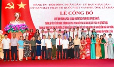 Phường Lê Chân công bố các quyết định về tổ chức bộ máy 