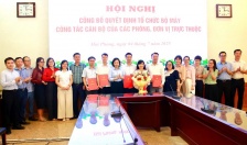 Công bố quyết định về tổ chức bộ máy, công tác cán bộ Văn phòng Thành ủy Hải Phòng