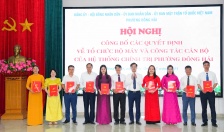 Phường Đông Hải:  Công bố Quyết định về tổ chức bộ máy và công tác cán bộ