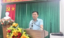 Bí thư Đảng ủy phường Lê Chân dự sinh hoạt chi bộ tại Tổ dân phố số 5 Kênh Dương