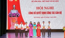 Sở Văn hóa Thể thao và Du lịch Hải Phòng: Công bố Quyết định bổ nhiệm cán bộ các phòng và đơn vị sự nghiệp