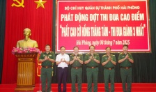 Bộ CHQS TP Hải Phòng phát động thi đua cao điểm “Phất cao cờ hồng Tháng Tám”