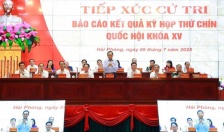 Đồng chí Trần Lưu Quang, Bí thư Trung ương Đảng, Trưởng Ban Chính sách Chiến lược Trung ương tiếp xúc cử tri Hải Phòng:    	 Hải Phòng luôn đi đầu trên các lĩnh vực; thực hiện tốt cuộc cách mạng tinh gọn bộ máy, sắp xếp đơn vị hành chính 