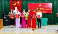 Phường Phù Liễn: Công bố các quyết định về công tác tổ chức, cán bộ của các tổ chức chính trị - xã hội 