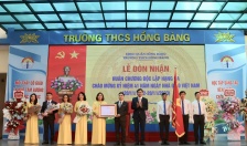 Trường THCS Hồng Bàng vinh dự đón nhận Huân chương Độc lập hạng Ba