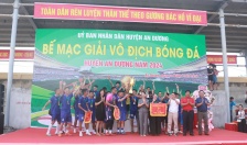 Huyện An Dương khai mạc Giải bóng đá vô địch huyện An Dương