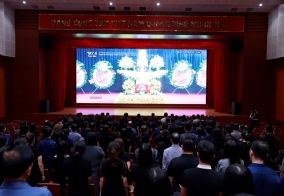 Quận Hồng Bàng tiếp sóng truyền hình trực tiếp Lễ truy điệu Tổng Bí thư Nguyễn Phú Trọng