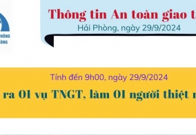 Thông tin an toàn giao thông ngày 29/9/2024