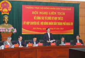 Thống nhất nội dung trình kỳ họp thứ 23 (chuyên đề), HĐND thành phố khóa 16