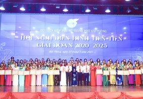 Biểu dương 70 điển hình tiên tiến phụ nữ Hải Phòng giai đoạn 2020-2025
