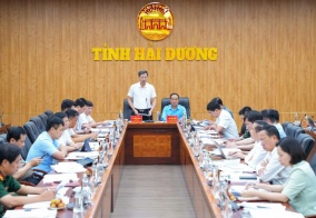 UBND thành phố Hải Phòng và tỉnh Hải Dương: Thống nhất các nội dung về hệ thống chỉ tiêu phát triển KT-XH, QPAN trong văn kiện đại hội Đảng nhiệm kỳ 2025-2030