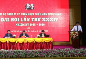 Đại hội Đảng bộ Công ty CP Nhựa Thiếu niên Tiền Phong lần thứ XXXIV, nhiệm kỳ 2025-2030: Phát huy trí tuệ, xây dựng công ty trở thành tập đoàn kinh tế lớn mạnh, phát triển bền vững