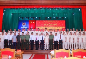 Công an thành phố: Công bố các Quyết định của Bộ trưởng Bộ Công an và Giám đốc CATP về tổ chức, cán bộ 