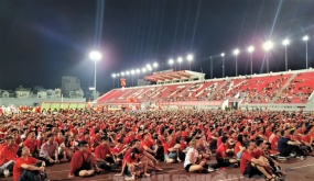 Người dân Hải Phòng tới sân Lạch Tray mở hội ăn mừng chức vô địch SEA Games 31 của U23 Việt Nam