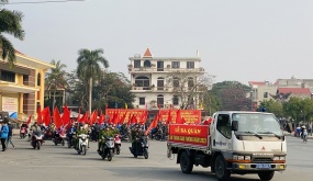 Huyện Kiến Thụy: Phát động ra quân năm an toàn giao thông 2023