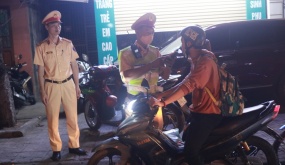Công an quận Kiến An xử phạt 158 trường hợp vi phạm Luật Giao thông đường bộ