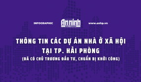 Infographic: Thông tin các dự án nhà ở xã hội tại TP Hải Phòng (đã có chủ trương đầu tư, chuẩn bị khởi công)