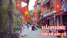 Thành phố Hải Phòng rực rỡ cờ hoa chào mừng ngày Quốc khánh