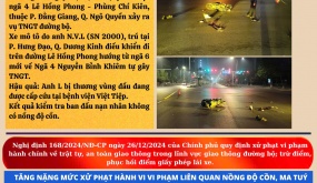 Thông tin an toàn giao thông ngày 2/1/2025