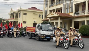 Huyện Kiến Thuỵ: Phát động ra quân năm an toàn giao thông 2025