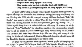 Tìm bị hại trong vụ việc có dấu hiệu lừa đảo chiếm đoạt tài sản qua không gian mạng